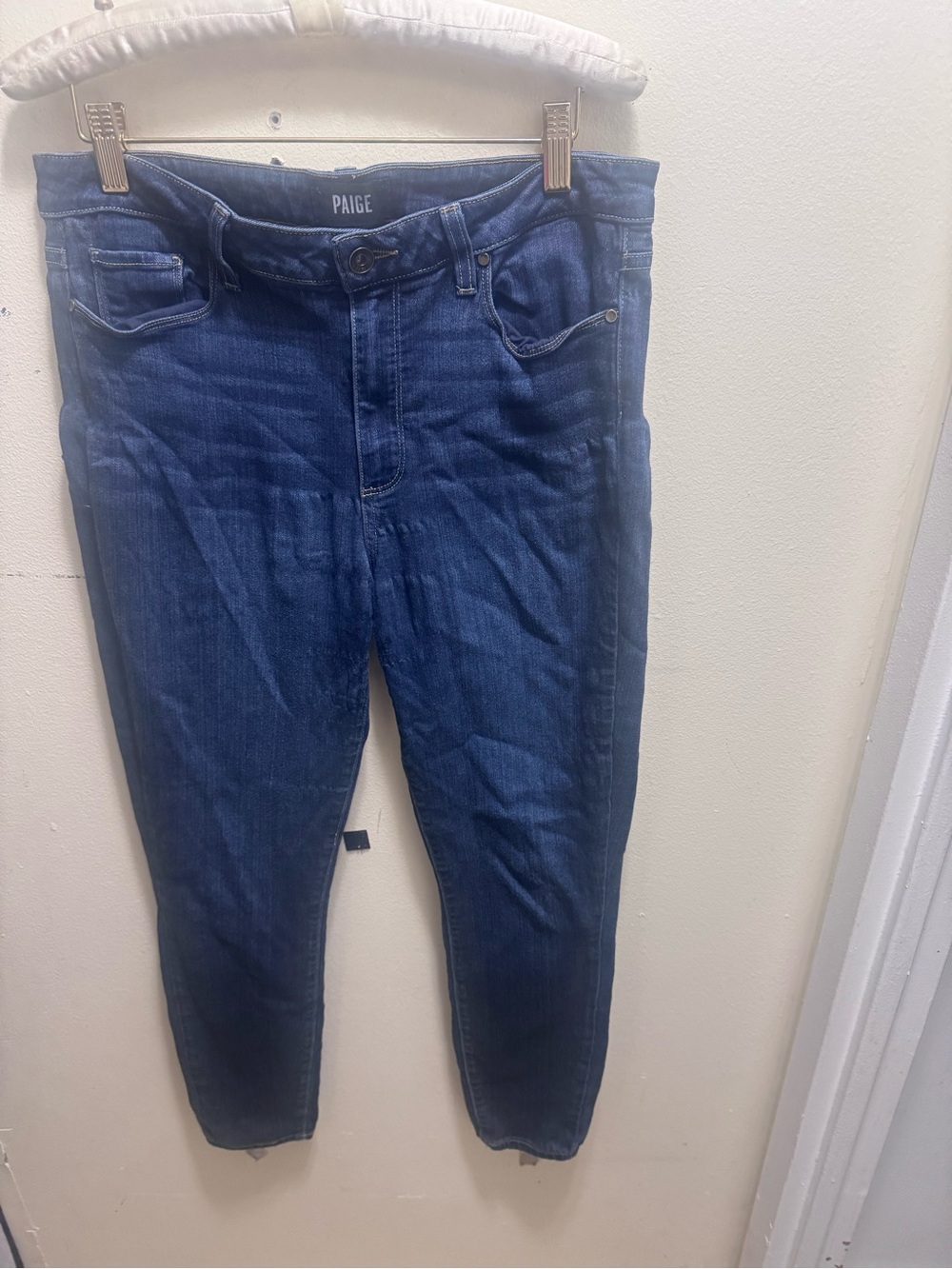 PAIGE Hoxton ankle Dark Wash Denim Jeans size 31
